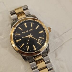 Michael Kors Two-Tone Gold and Silver Watch